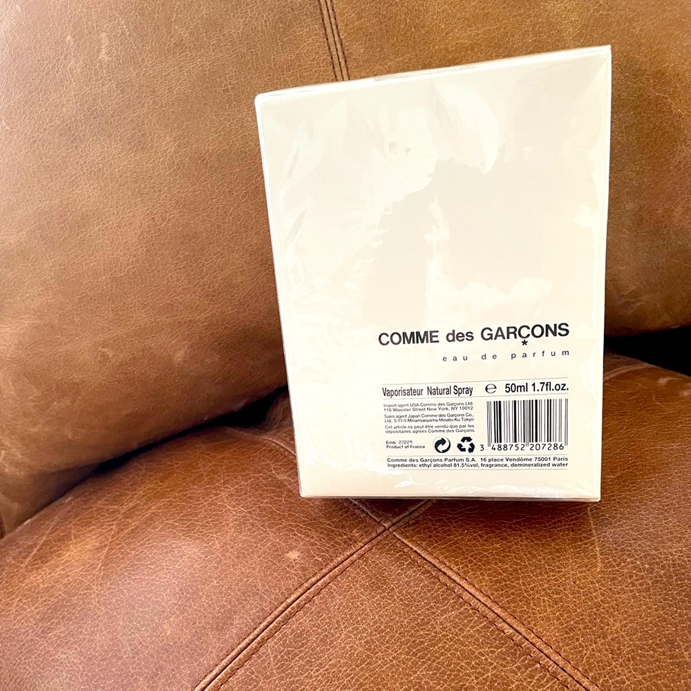 Comme des Garçons perfume.